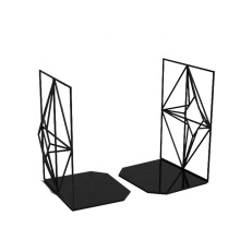 custom iron adjustable expandable geometric foldable  metal the end mountain bookend